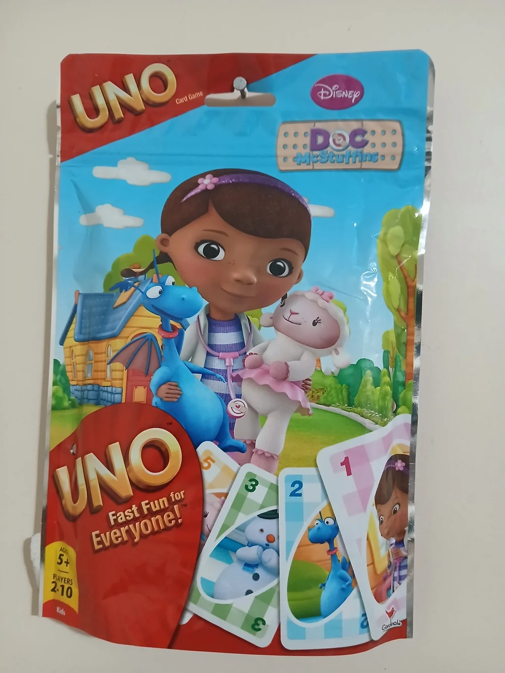 uno Doc Mc Stuffins Playful Card Game - Pink & Purple